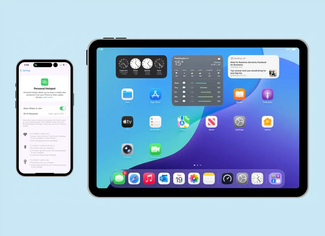 iPhone mit aktiviertem 