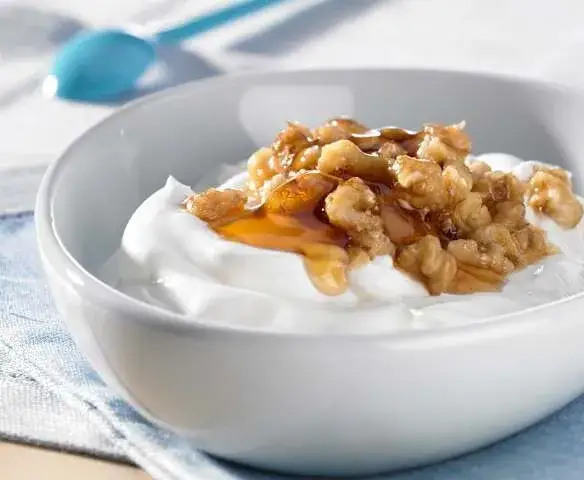 Griechischer Joghurt mit Honig und Waln&uuml;ssen
