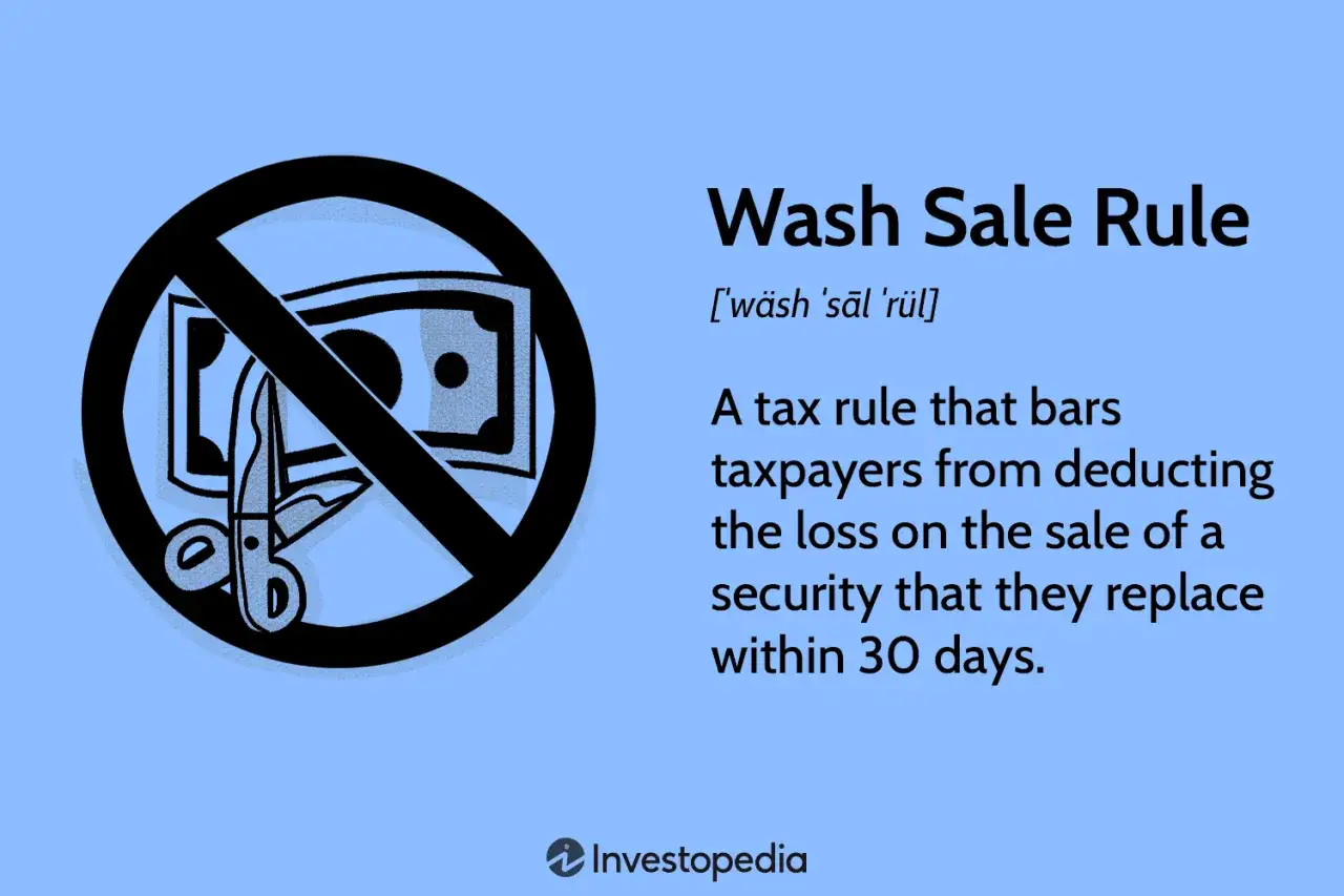 Illustration of a dollar bill being cut by scissors within a prohibition sign, symbolizing a wash sale loss disallowed by tax rules.