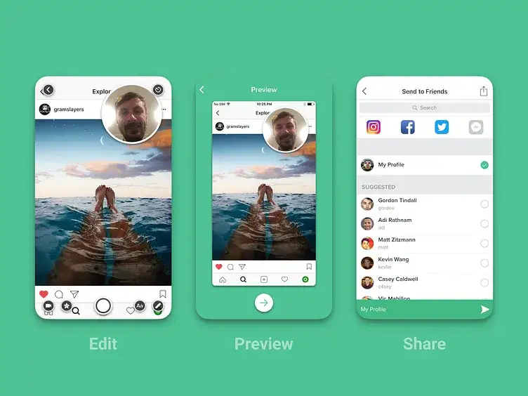 iphone screenshot thumbnail edit share