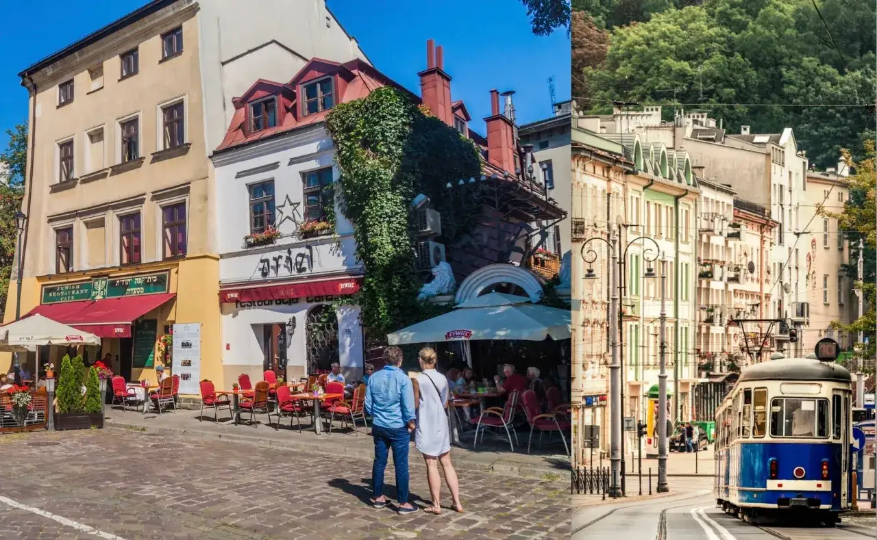 En reseguide till Krakow visar charmiga kaféer och en spårvagn.