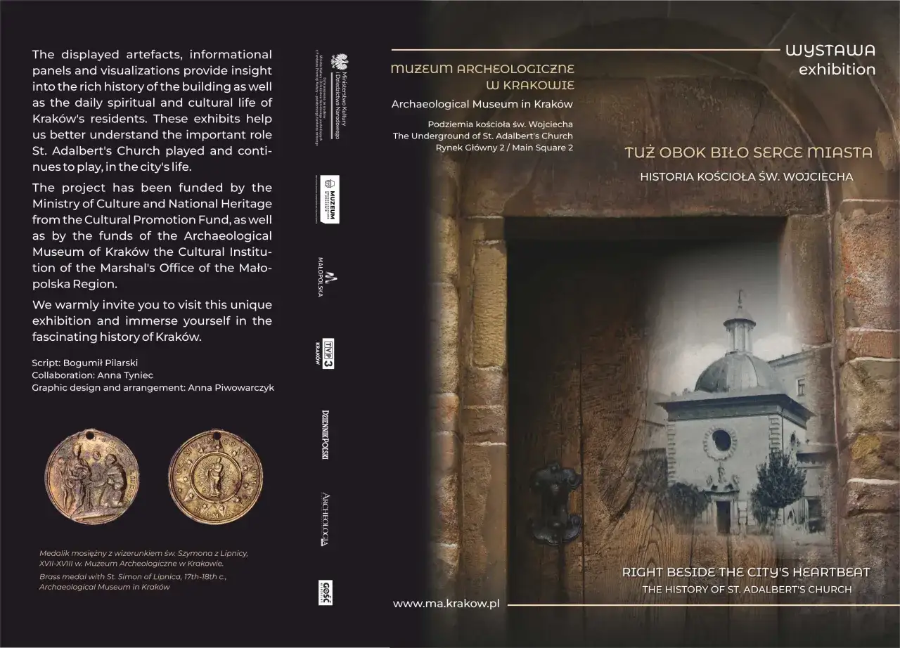 Wystawa w Muzeum Archeologicznym w Krakowie o historii kościoła św. Wojciecha. Zobacz medale z XVII-XVIII w.