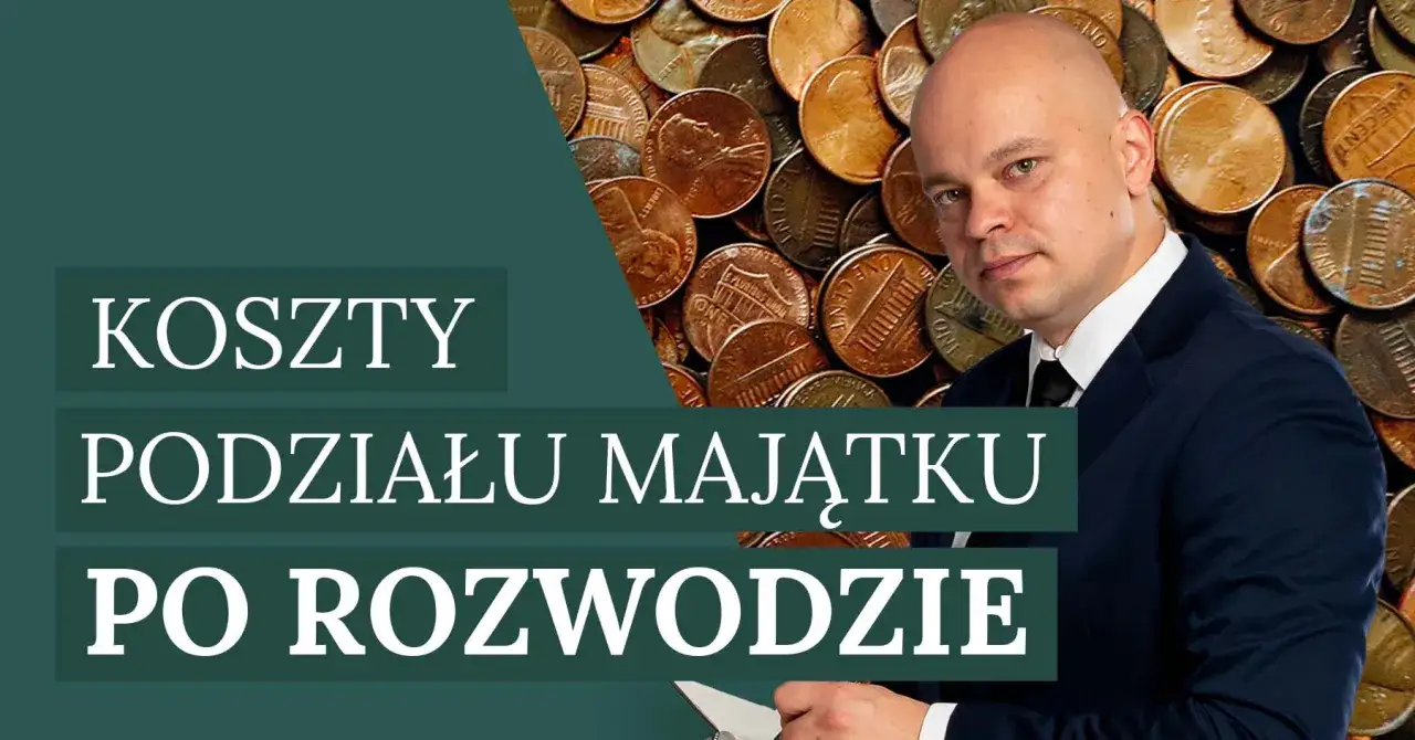 Mężczyzna w garniturze na tle monet. Napis: 
