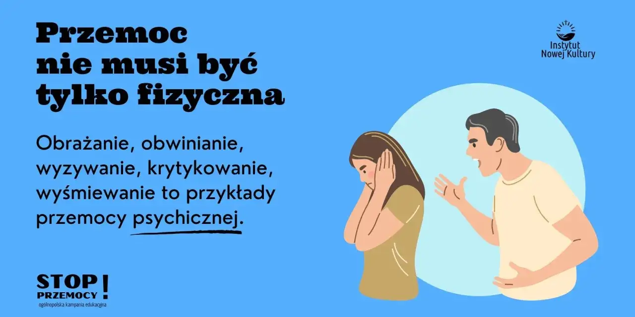 Obrażanie, wyzywanie i krytykowanie to przejawy przemocy psychicznej. Ktoś krzyczy, a druga osoba zasłania uszy.