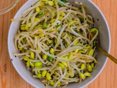 Zdjęcie Sublimez vos salades : recettes faciles de pousses de haricot mungo
