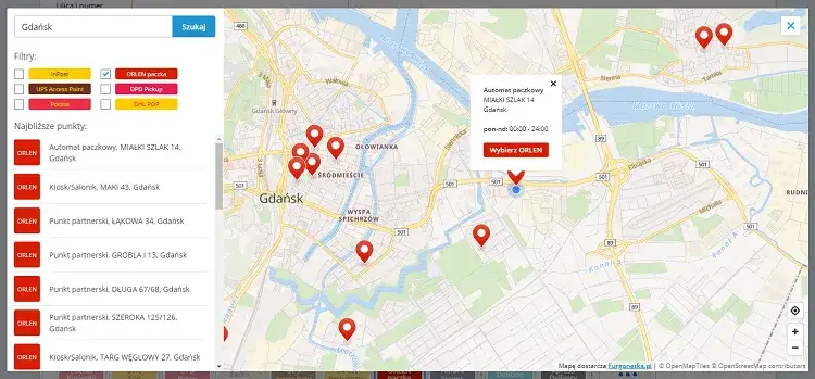 Zdjęcie Gdzie można nadać paczkę Orlen? Znajdź najbliższy punkt nadania