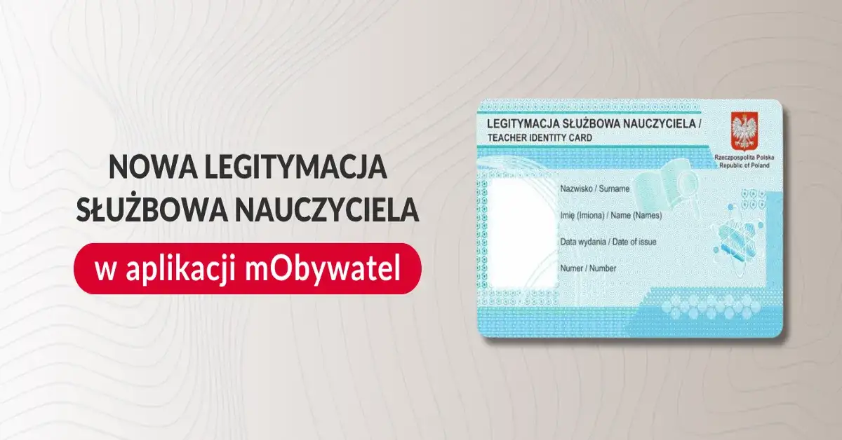 Nauczyciel mObywatel legitymacja