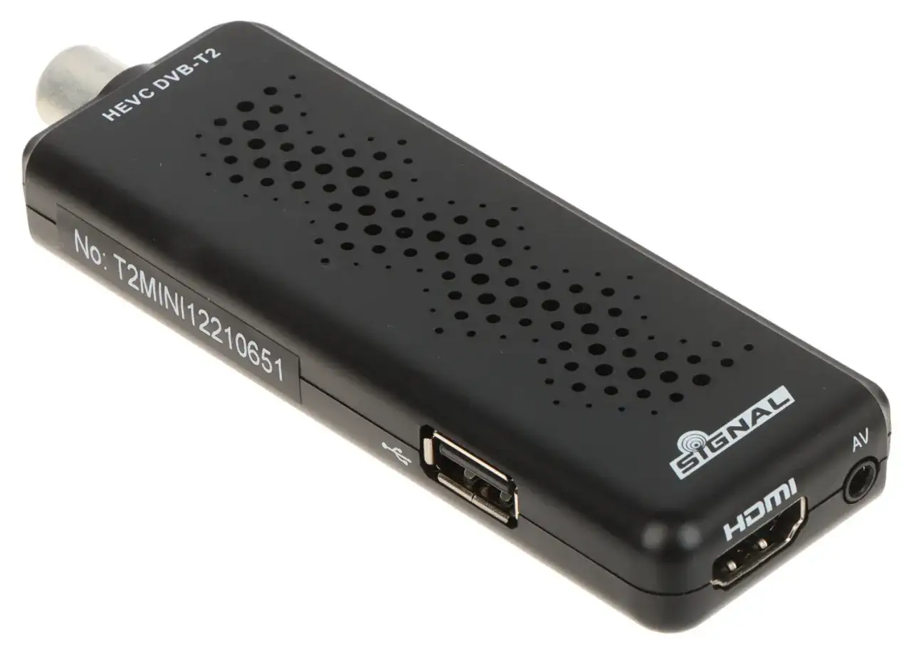 naklejka specyfikacja telewizora dvb-t2 hevc