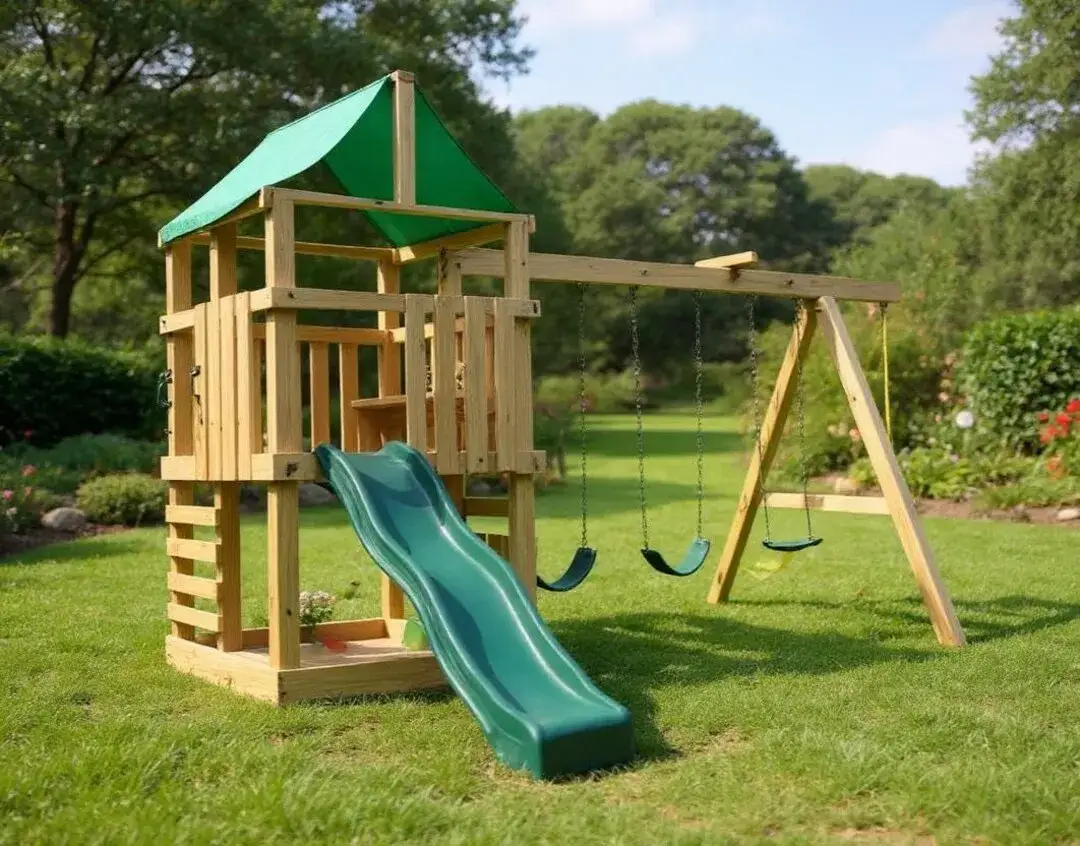 różne typy huśtawek dla dzieci DIY