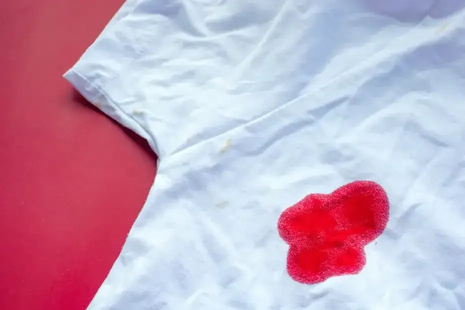 usuwanie zaschniętej plamy krwi soda woda utleniona