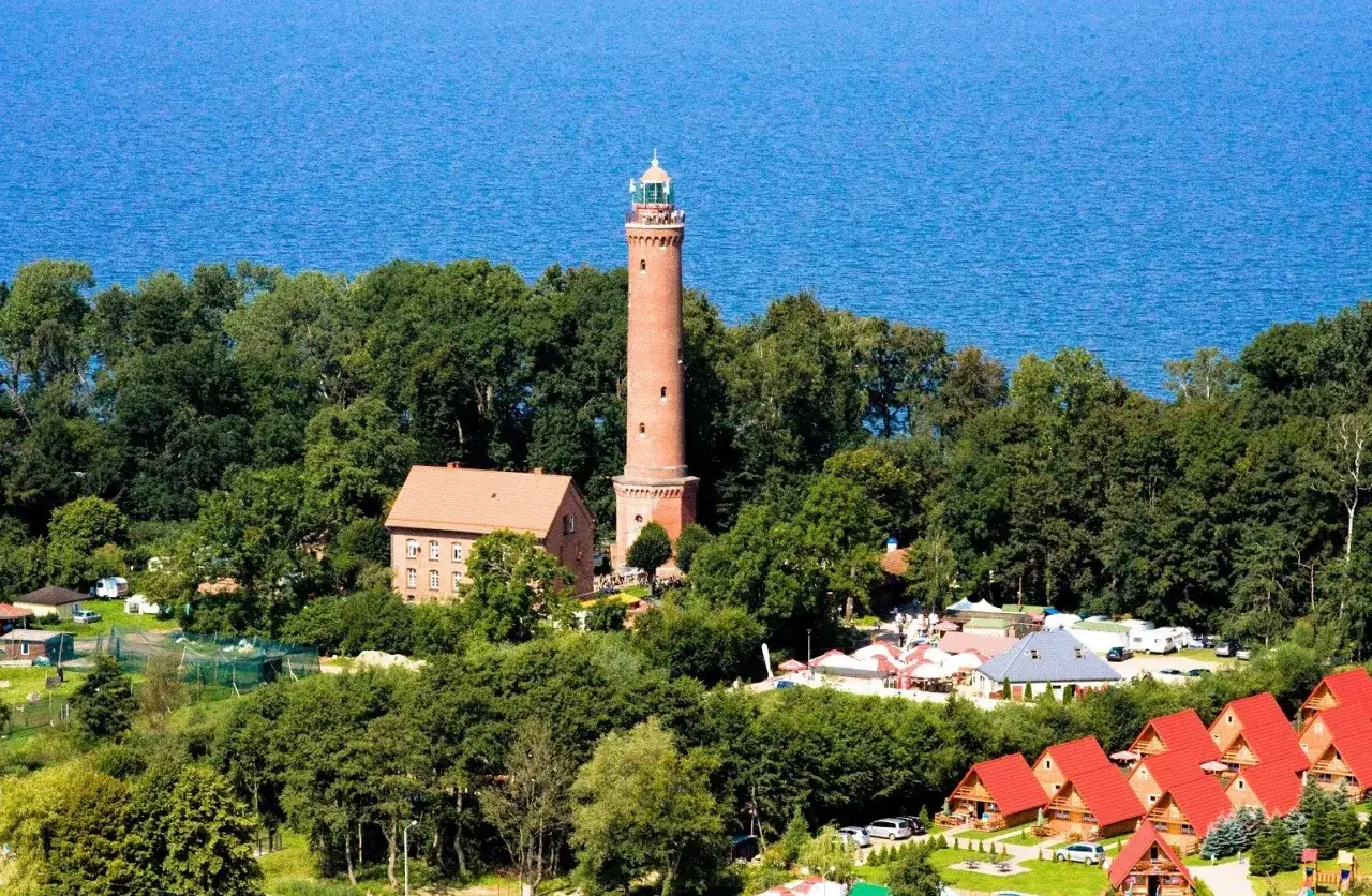 Latarnia morska Gąski widok