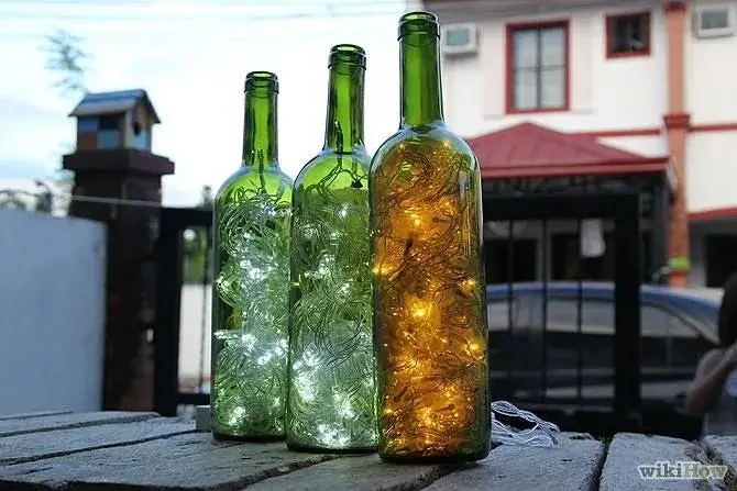 DIY projekty z butelek szklanych