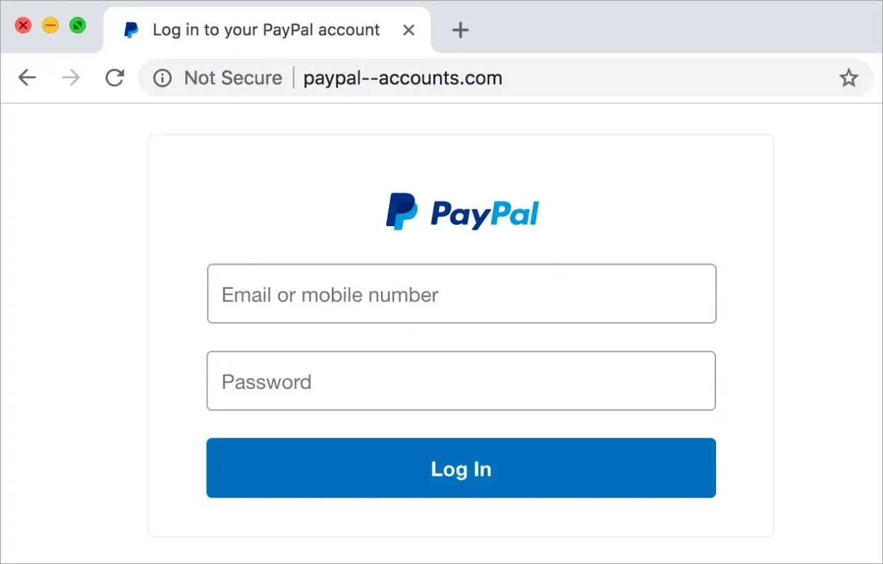 Fałszywa strona logowania PayPal. Uważaj na phishing, co to jest? Nie podawaj danych!