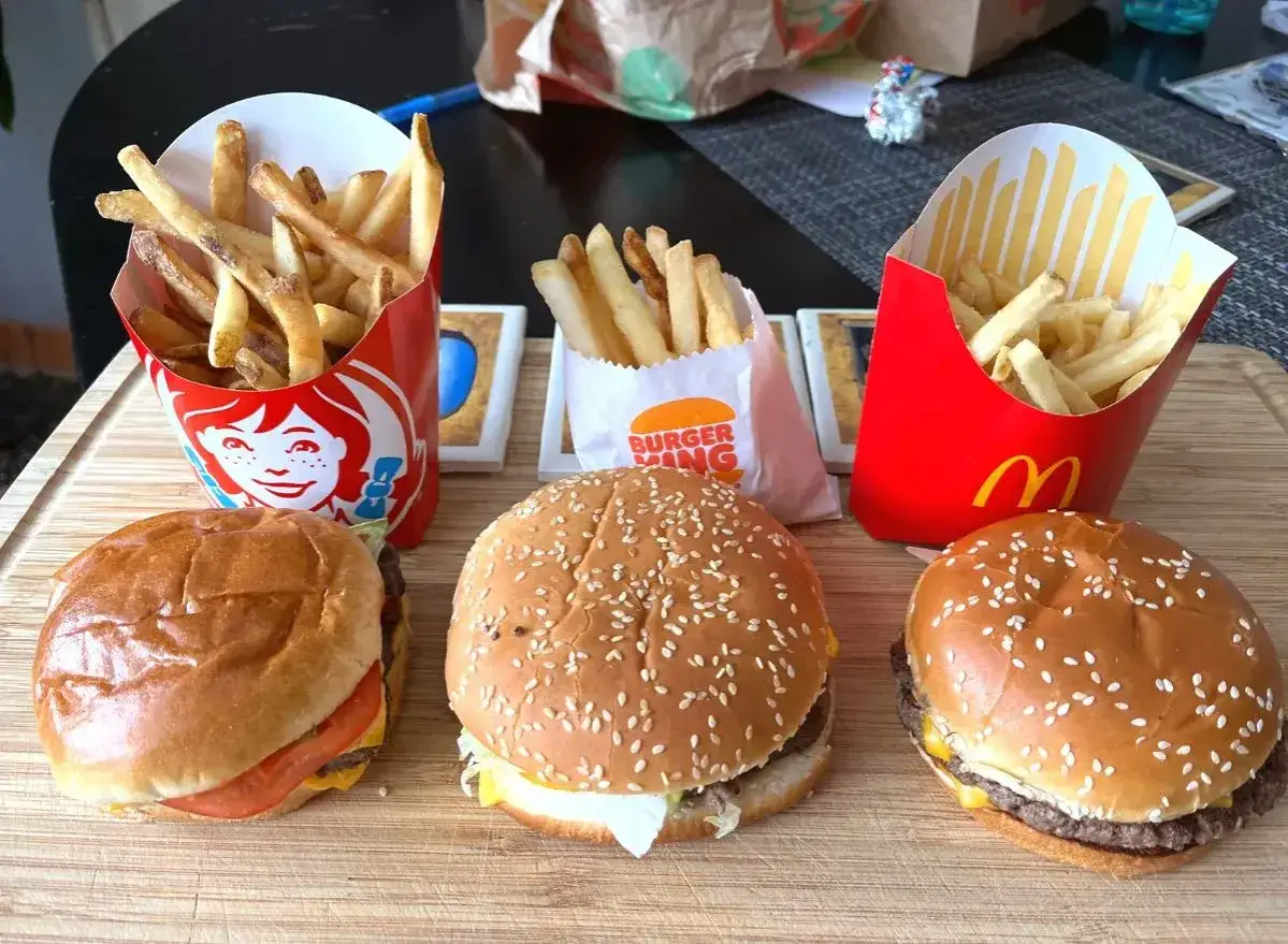 burgery mcdonalds burger king porównanie
