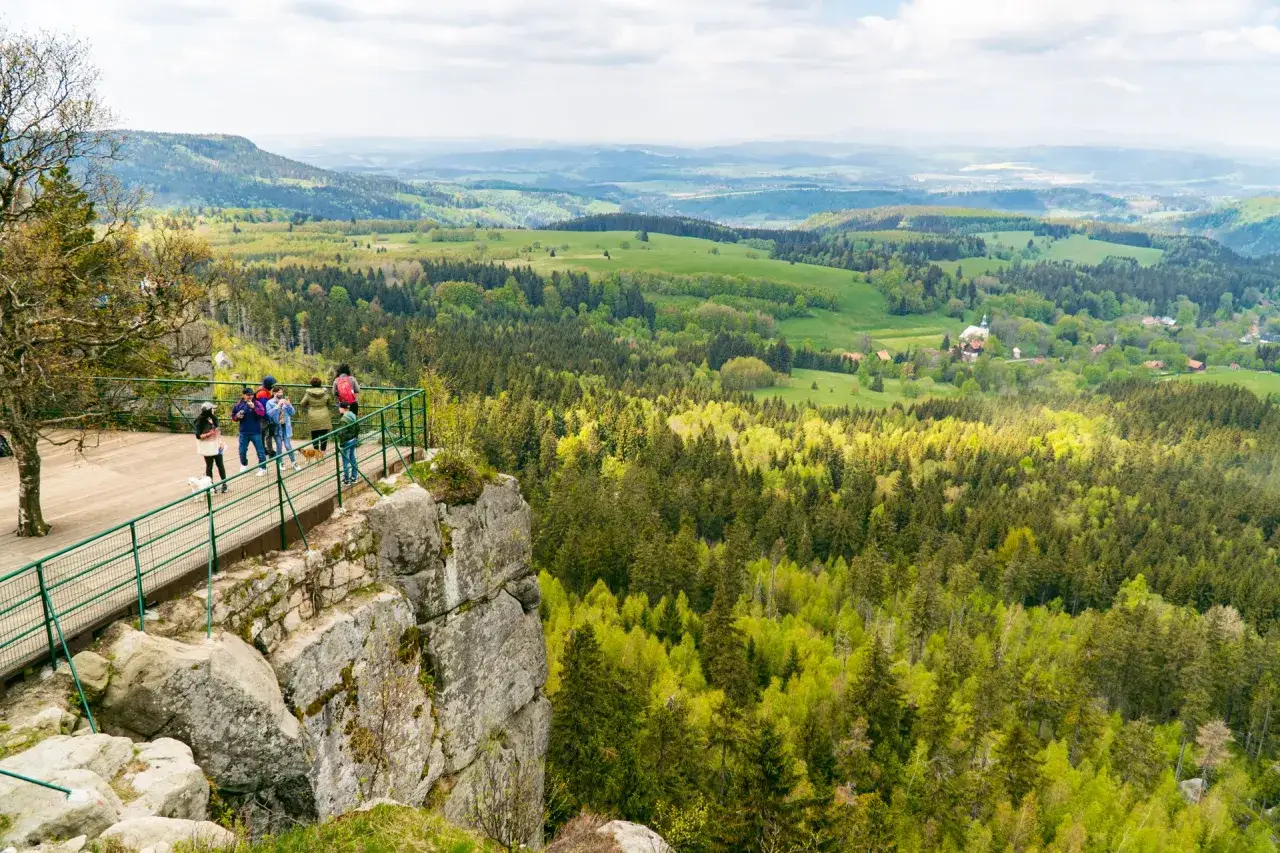 Góry Stołowe krajobraz widoki szlaki