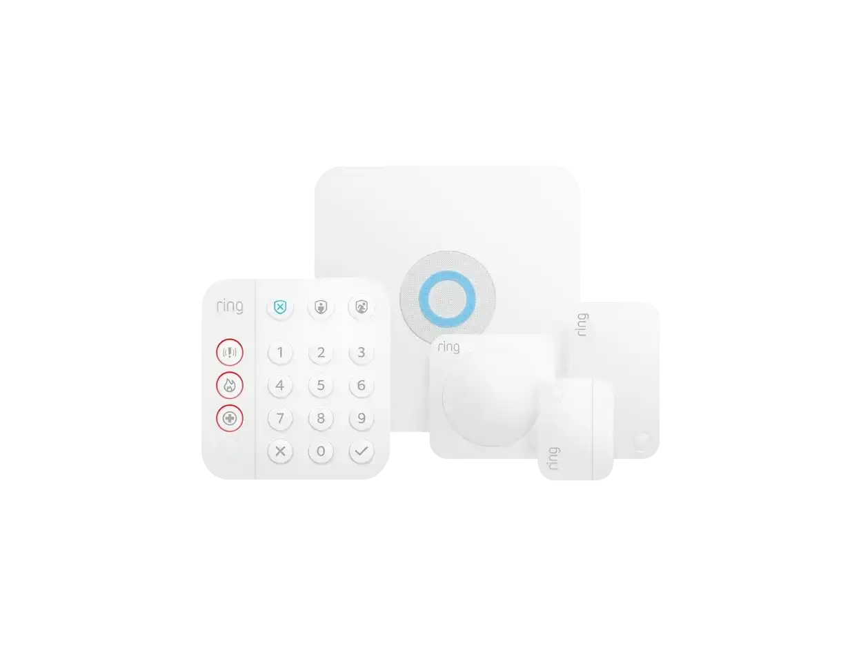 Ring Basisstation mit Tastatur und Bewegungsmelder f&uuml;r Ihr Zuhause.