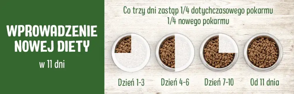 stopniowa zmiana karmy dla szczeniaka