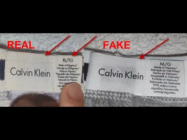 oryginalna metka calvin klein, jak rozpoznać podróbkę czapki CK