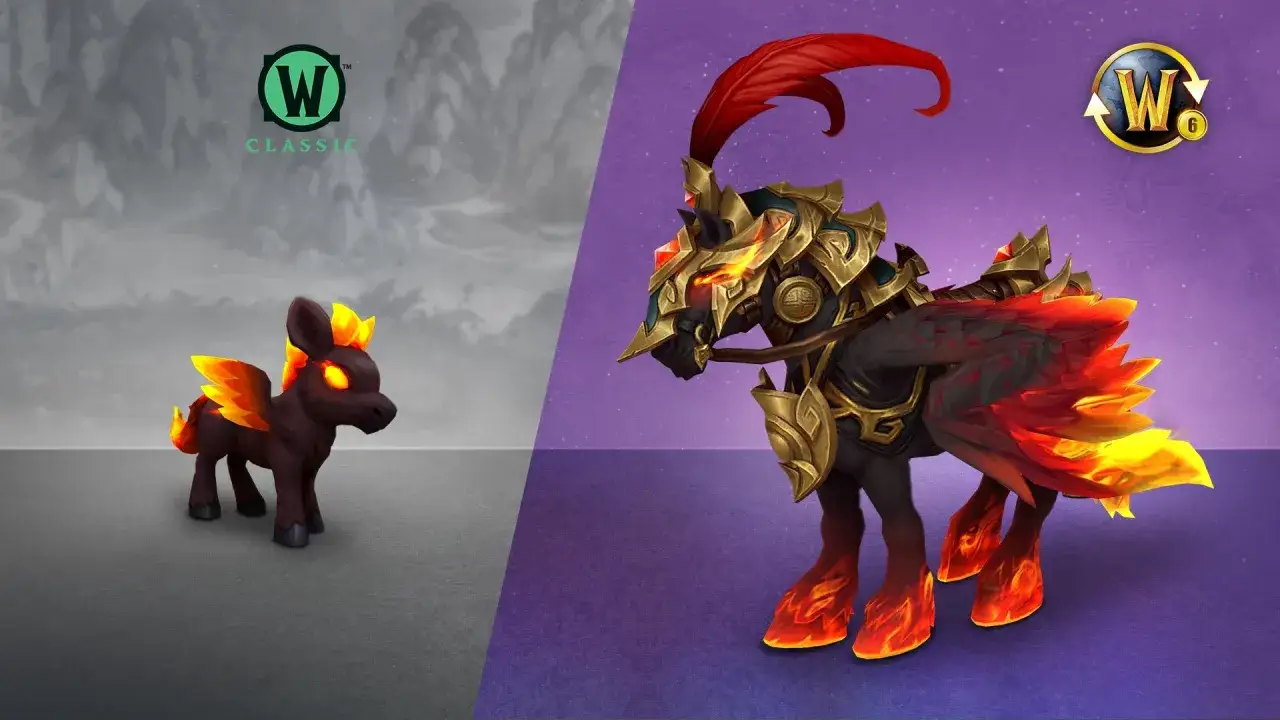 Porównanie wierzchowców z WoW Classic i nowszych wersji. Wow prywatne serwery oferują takie cuda!
