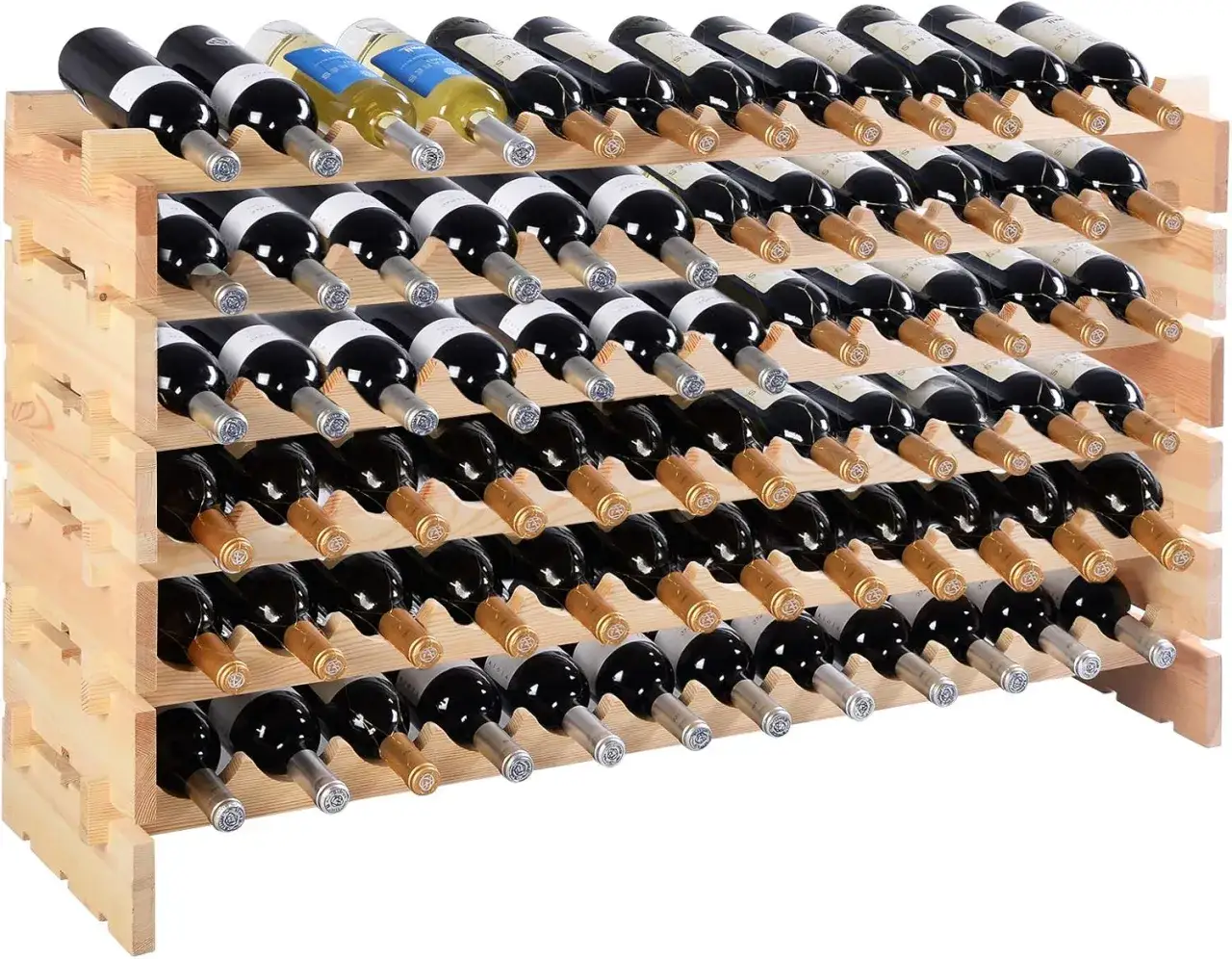 regały na wino drewniane i metalowe por&oacute;wnanie