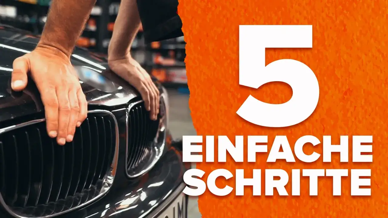 Hände auf der Motorhaube, die nicht aufgeht. 5 einfache Schritte zur Lösung des Problems.