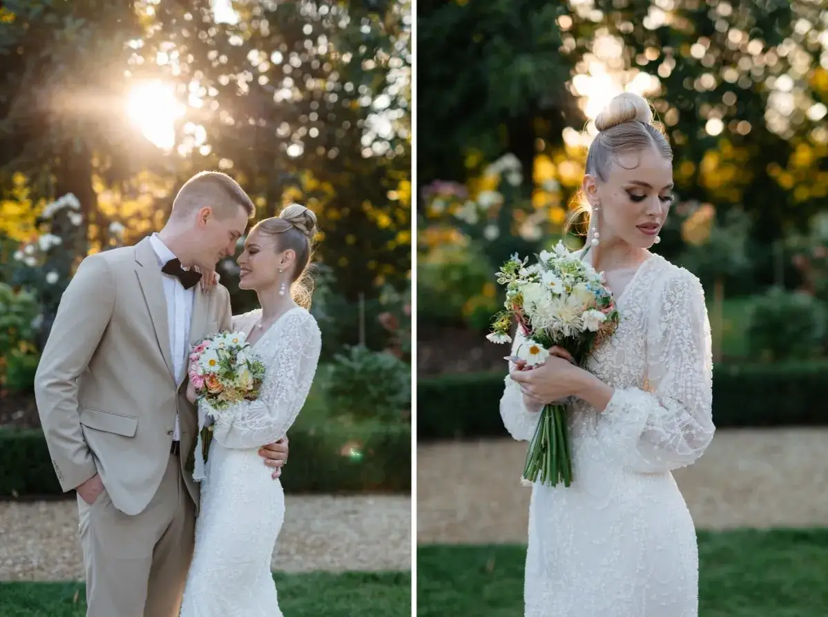 Para młoda w urzędzie stanu cywilnego z fotografem