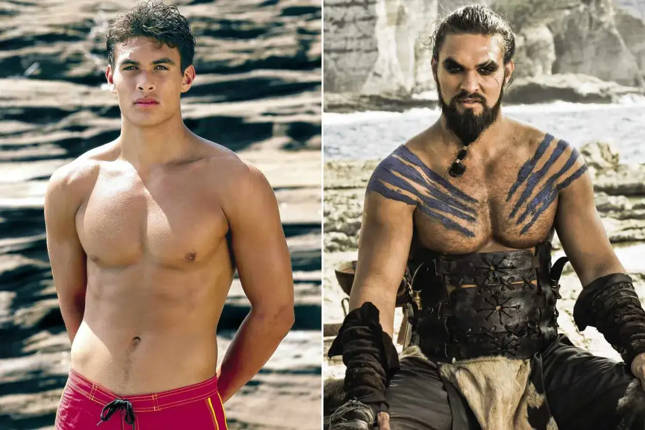 Jason Momoa avant et après son rôle dans Game of Thrones saison 1. Le guerrier Dothraki est né !