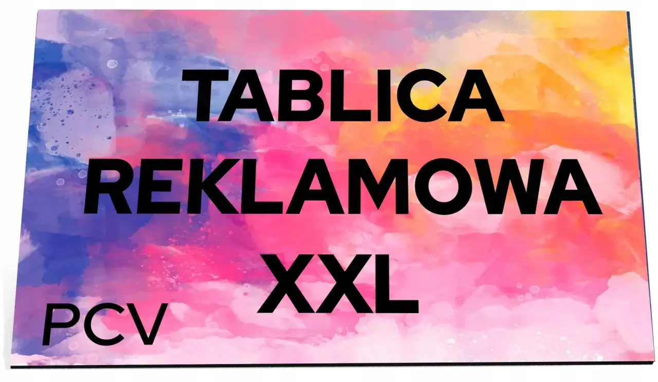 Druk na folii PCV zastosowania reklama
