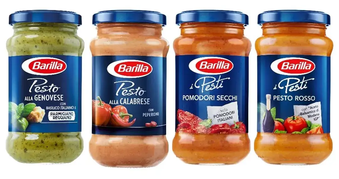 Rodzaje Pesto Barilla słoiki