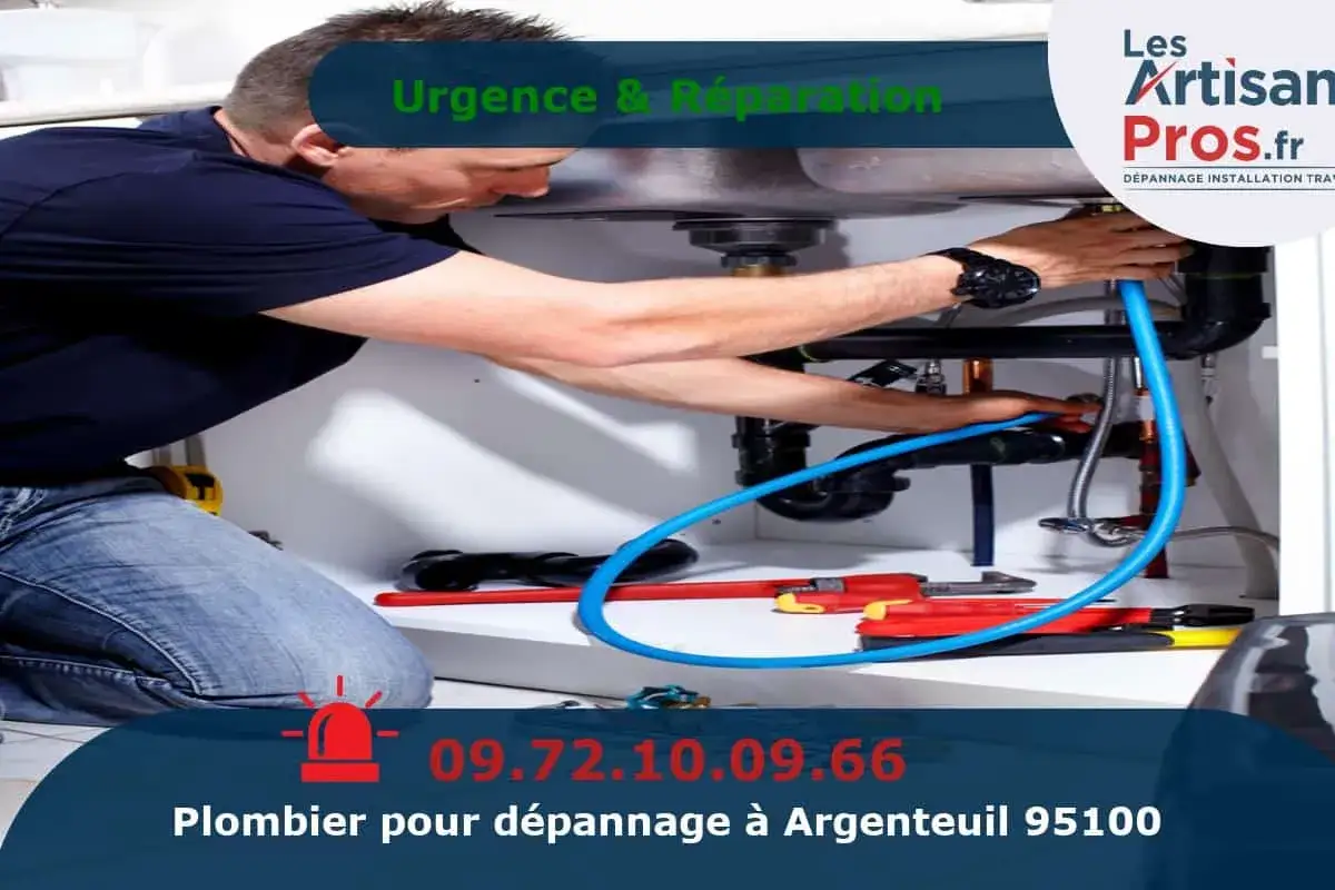 Plombier intervenant pour le débouchage de canalisations d'eaux usées. Urgence & Réparation à Argenteuil.
