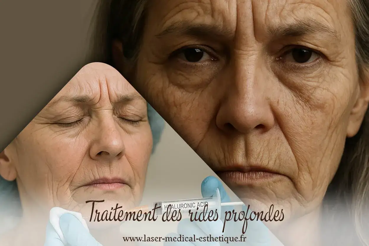 D&eacute;couvrez comment faire dispara&icirc;tre les rides profondes avec un traitement &agrave; l'acide hyaluronique.