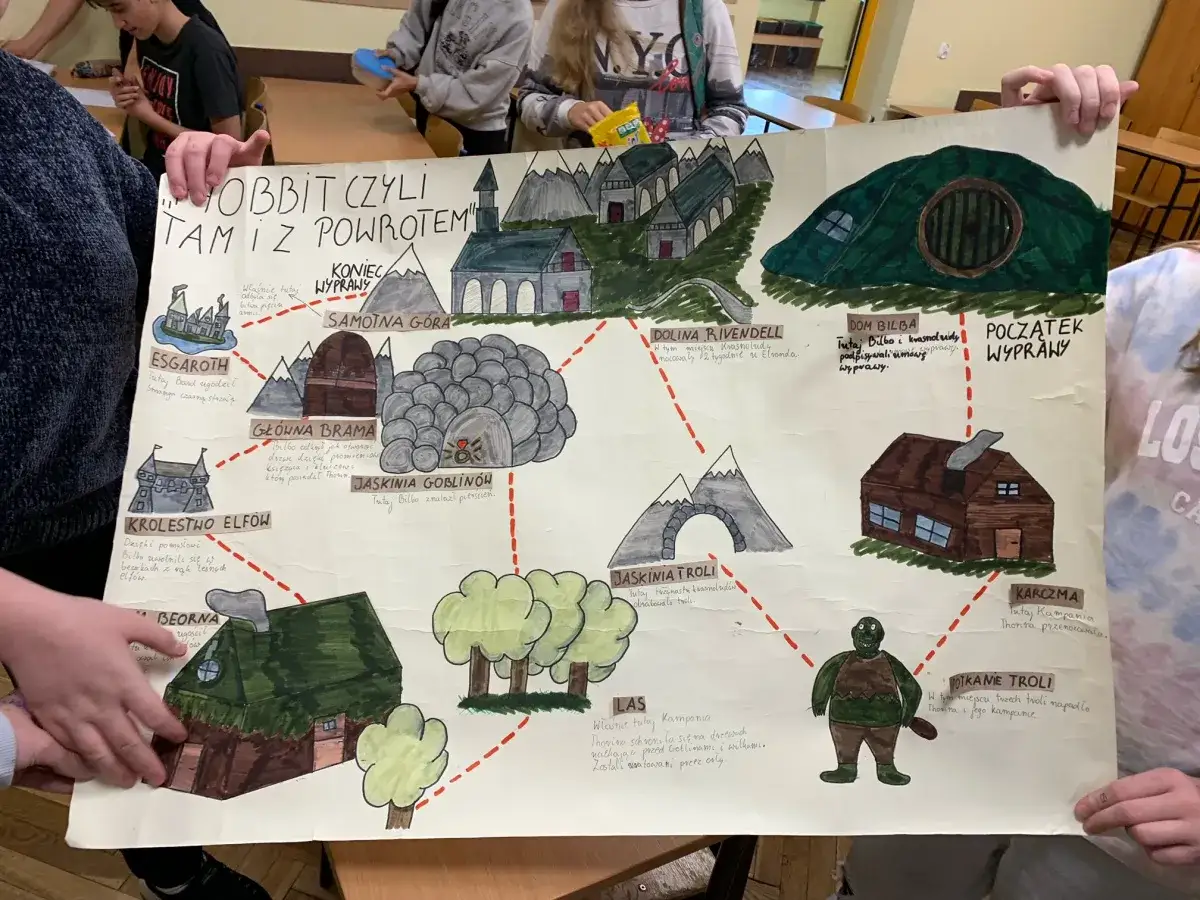 Mapa Śródziemia Hobbit