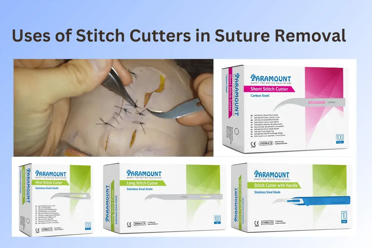 Un chirurg utilise un scalpel pour l'ablation point de suture sur un mod&egrave;le. Divers scalpel &agrave; fils sont pr&eacute;sent&eacute;s.