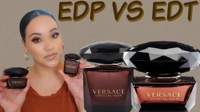versace crystal noir edt edp flakony porównanie