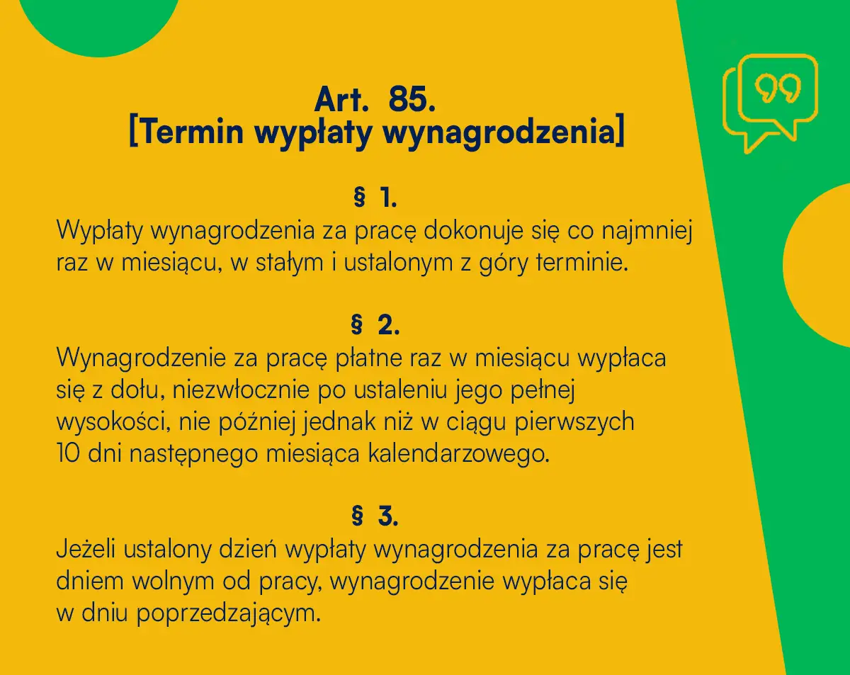 Opóźniona wypłata wynagrodzenia umowa zlecenie
