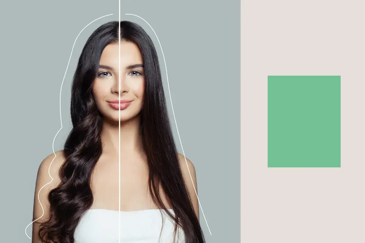 Frisuren langes Haar Gesichtsform