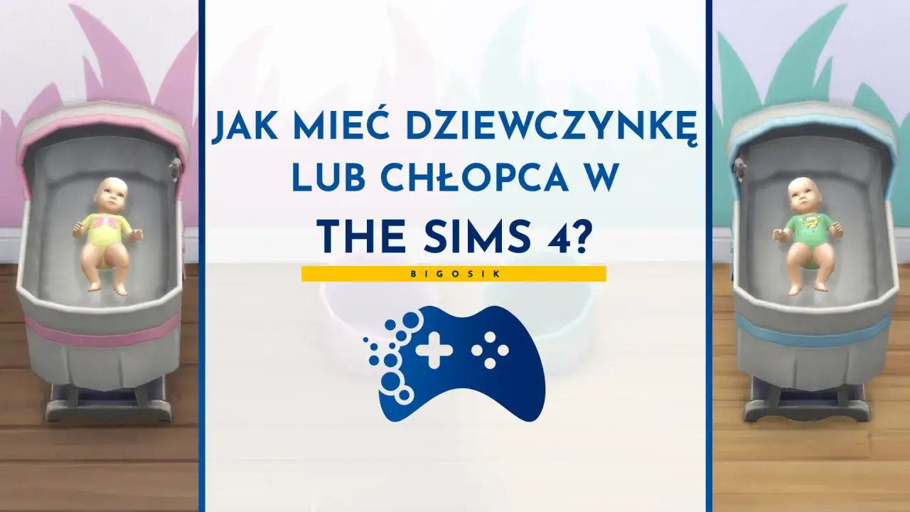 Dwa niemowlaki w kołyskach, obok napis