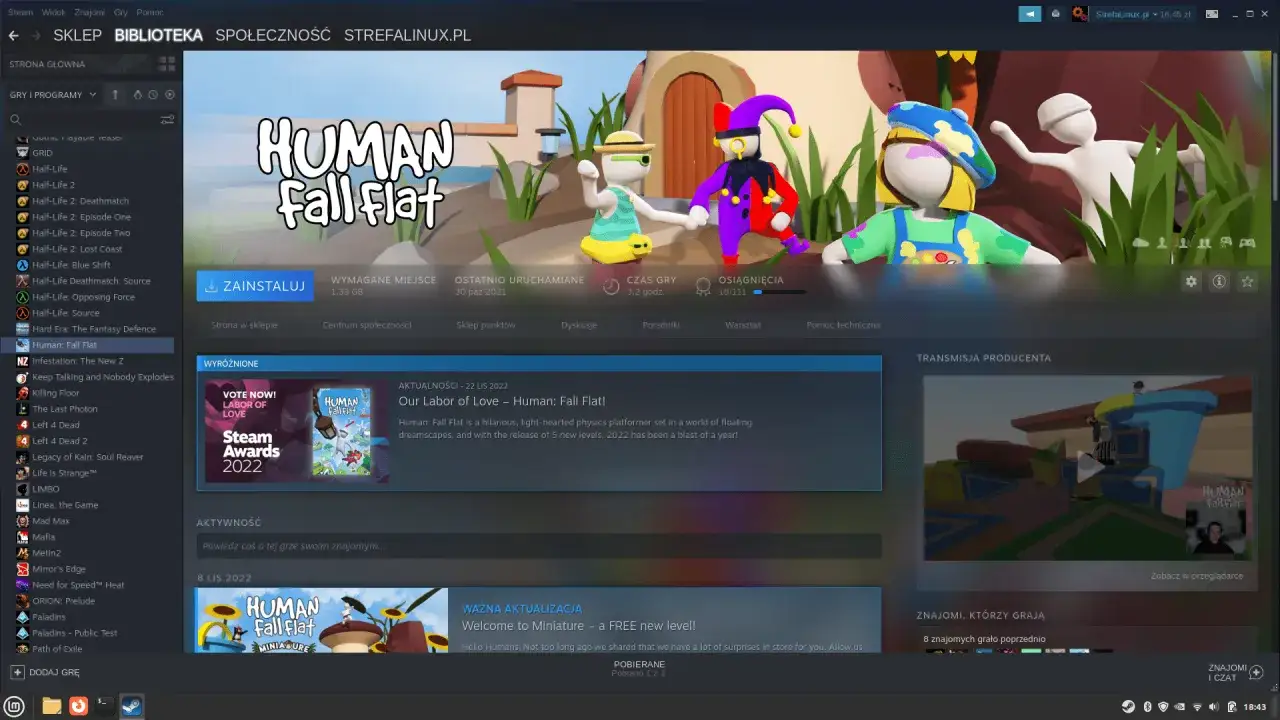Steam biblioteka gier instalacja