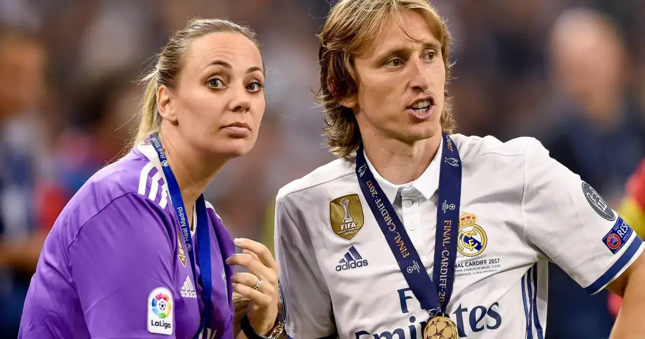 Luka Modrić z rodziną