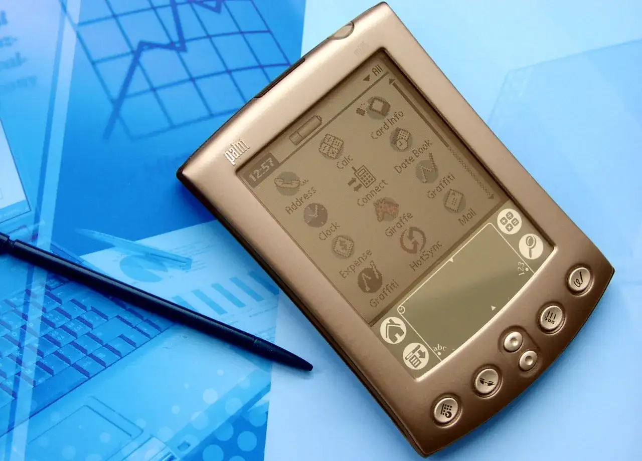 PalmPilot z rysikiem, przykłady technologie informacyjno komunikacyjne.
