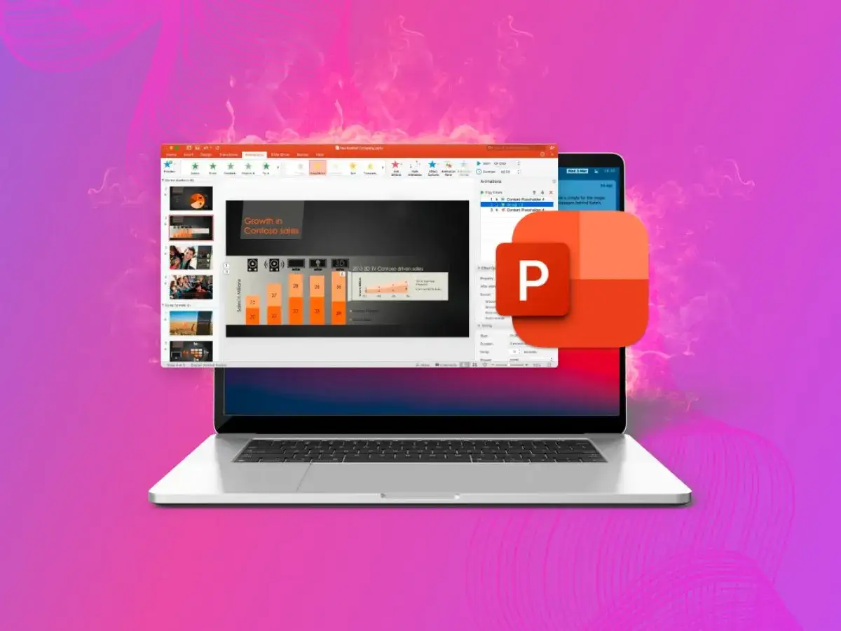 Prezentacja PowerPoint na laptopie. Dowiedz się, jak odzyskać niezapisaną prezentację PowerPoint, gdy coś pójdzie nie tak.