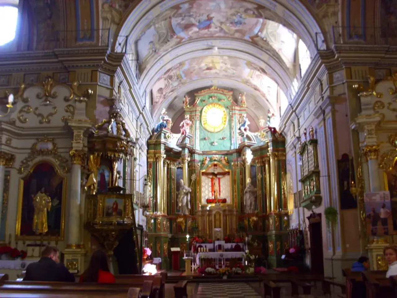 Sanktuarium Kalwaria Pacławska wnętrze