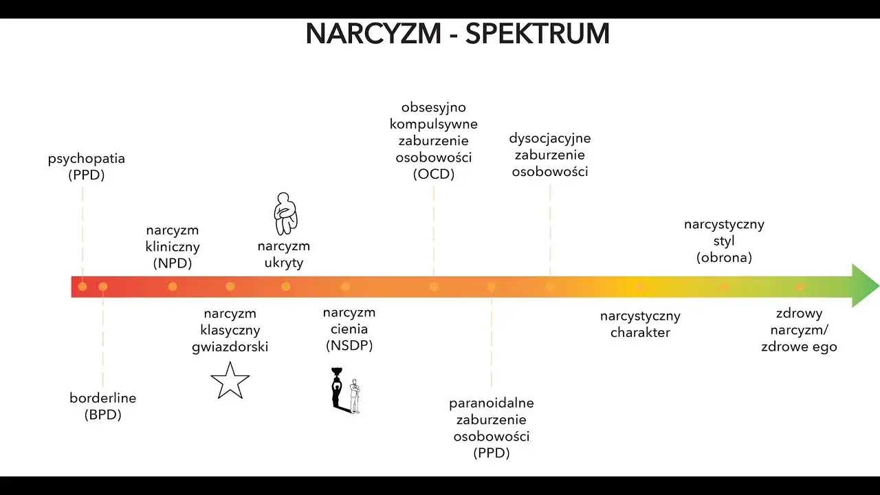 typy narcyzmu por&oacute;wnanie