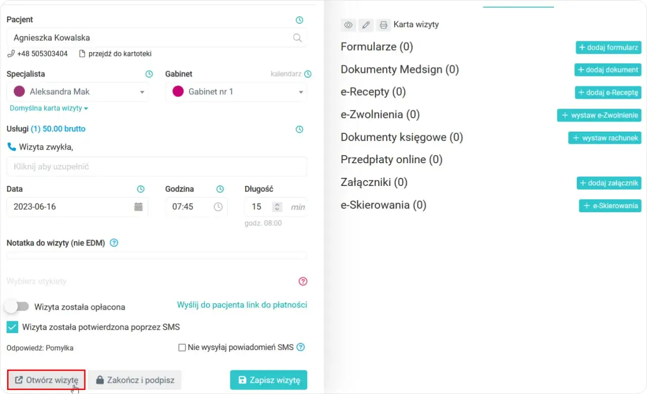 Dokumentacja medyczna i skierowanie lekarskie
