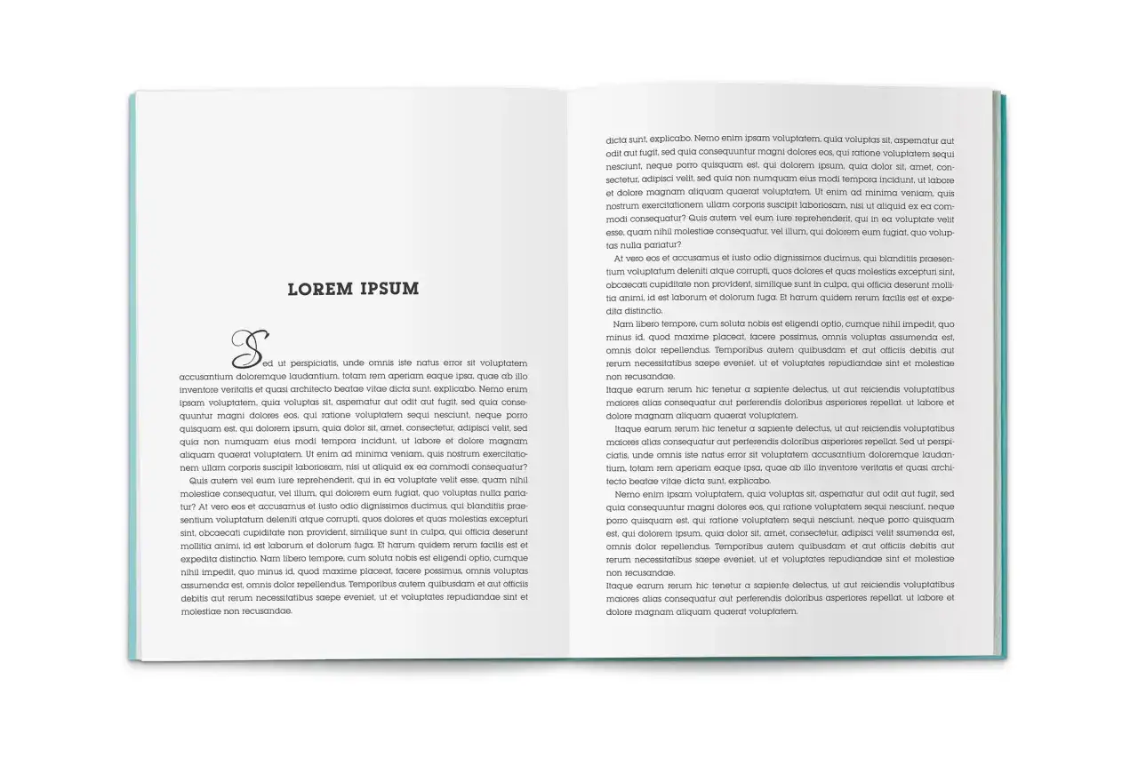 Pages de livre ouvertes, avec du texte en latin