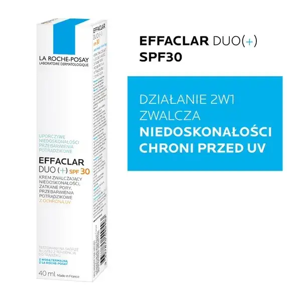 Zdjęcie La Roche-Posay Effaclar Duo+ krem zwalczający niedoskonałości – skuteczność i skład