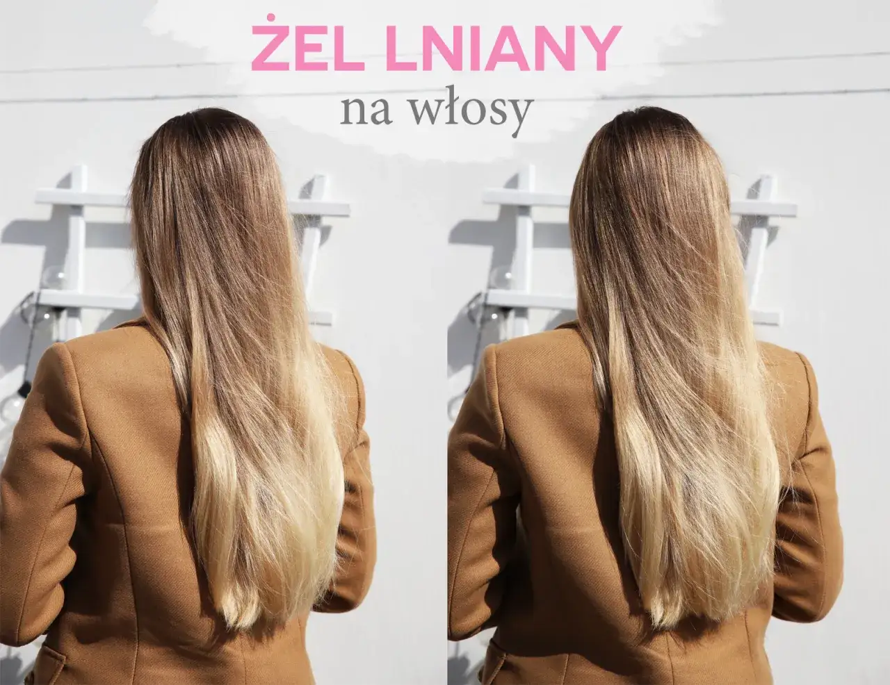 domowe maski na prostowanie włosów siemię lniane żelatyna