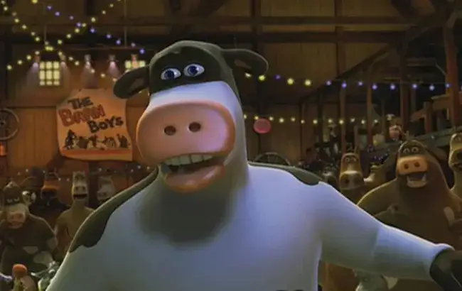 krowy na wypasie film animowany
