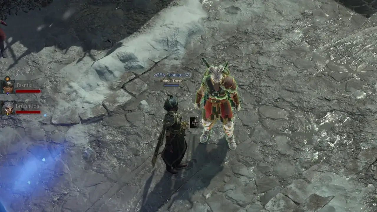 Dwie postacie z gry Diablo 4, Tasmia i Brunhilda, przygotowują się do walki. To świetny przykład, jak działa diablo 4 crossplay.