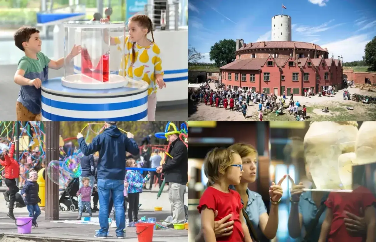 Gdzie na maj&oacute;wkę z dzieckiem? Wesołe zabawy na świeżym powietrzu, zwiedzanie zamku i interaktywne muzeum.